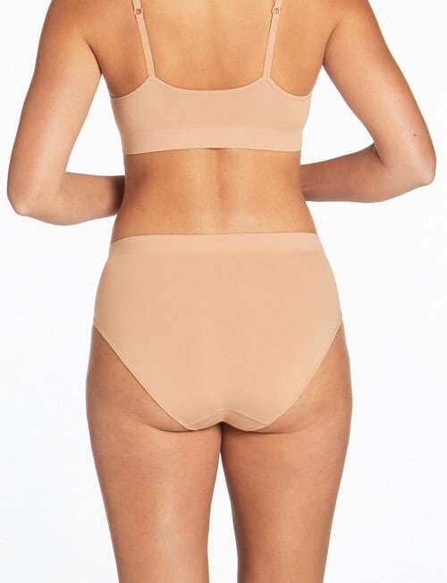 Ambra Pure Basics Modal Midi Brief, 2-Pack, Nude product photo View 04 L
