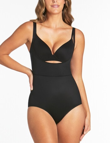 Ambra Complete Grip Underbust Bodysuit, Black product photo
