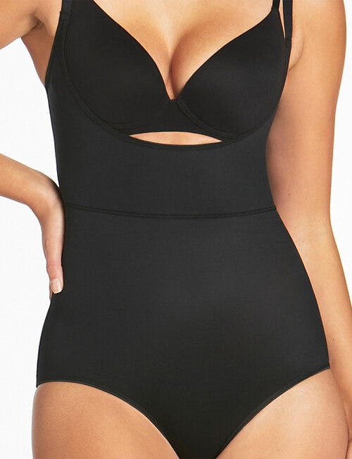 Ambra Complete Grip Underbust Bodysuit, Black product photo View 04 L