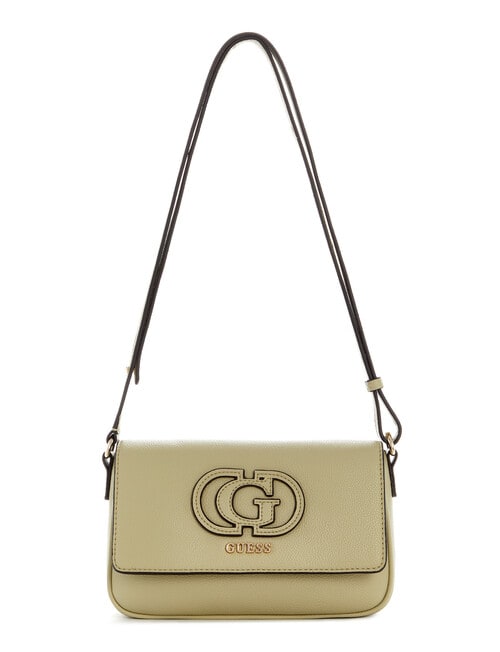 Guess Isola Convertible Crossbody Flap Bag, Sage product photo