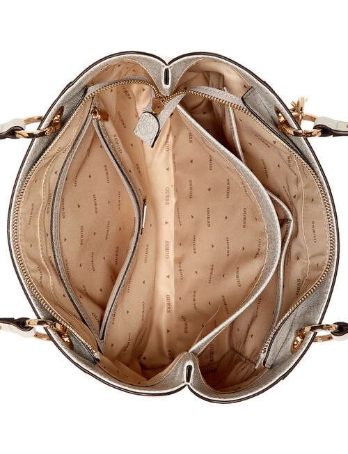 Guess Noelle II Small Tote Bag, Bone Logo product photo View 04 L