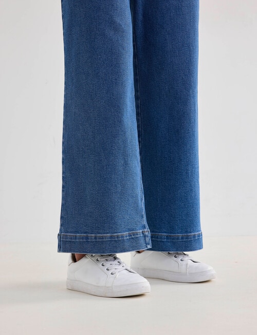 Denim Republic Wide Leg Jean, Indigo product photo View 05 L