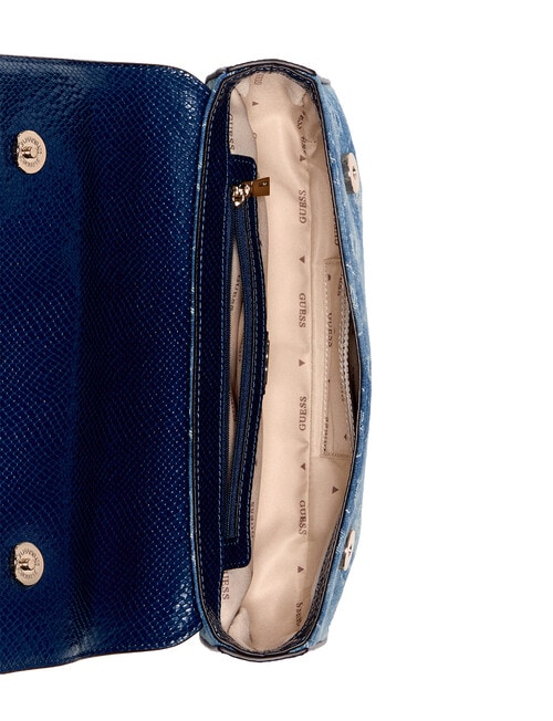 Guess Dovie Flap Shoulder Bag, Denim product photo View 04 L