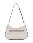 Guess Noelle II Top Zip Shoulder Bag, Bone Logo product photo View 02 S