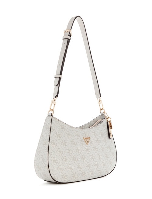 Guess Noelle II Top Zip Shoulder Bag, Bone Logo product photo View 03 L