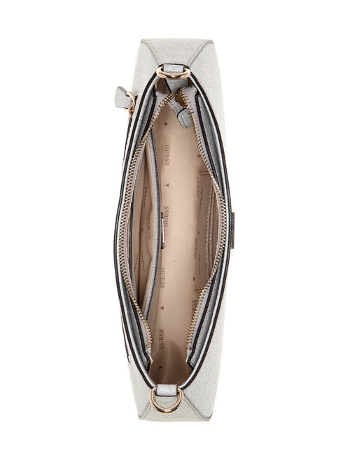 Guess Noelle II Top Zip Shoulder Bag, Bone Logo product photo View 04 L