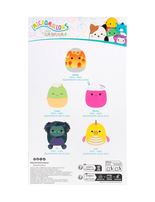 Squishmallows 6cm Soft Toy, 5-Pack, Assorted product photo View 06 L
