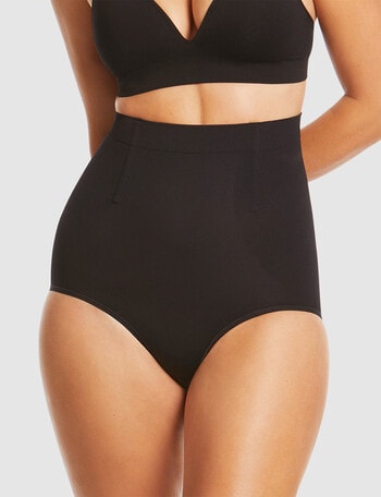 Ambra Cinch High Waisted Full Brief, Black product photo
