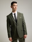 Textured Tailored Jacket, Green product photo