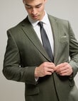 Textured Tailored Jacket, Green product photo View 06 S