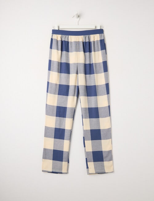 Sleep Squad Space & Check Flannel Pant, 2-Pack, Blue product photo View 02 L