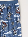 Sleep Squad Space & Check Flannel Pant, 2-Pack, Blue product photo View 05 S