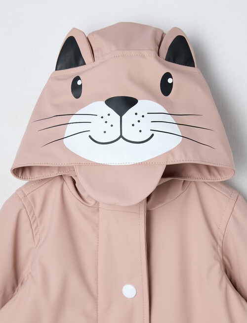 Teeny Weeny Cat Rainwear Coat product photo View 03 L