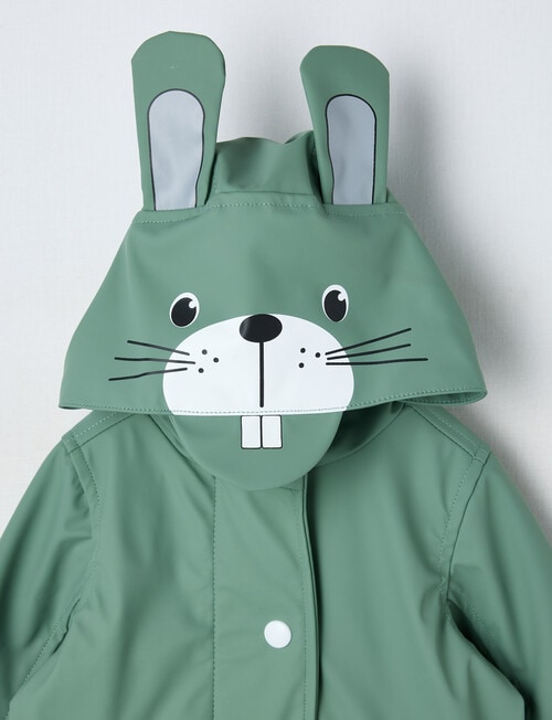 Teeny Weeny Rabbit Rainwear Coat product photo View 03 L