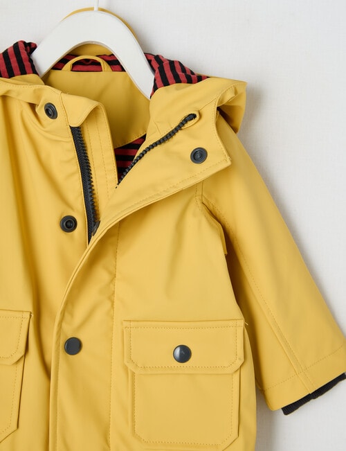 Teeny Weeny Tiger Raincoat, Yellow product photo View 03 L