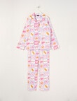 Sleep Squad Panache Flannel PJ Set, Pink, 8-16 product photo