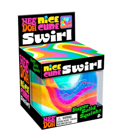 NeeDoh Nice Cube Swirl, Assorted product photo