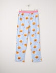 Sleep Squad Brunch Club & Bows Flannel Pant, 2-Pack, Pink product photo View 02 S