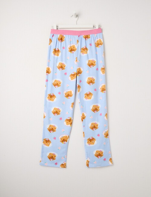 Sleep Squad Brunch Club & Bows Flannel Pant, 2-Pack, Pink product photo View 02 L