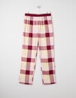Sleep Squad Western & Check Flannel Pant, 2-Pack, Green product photo View 02 S