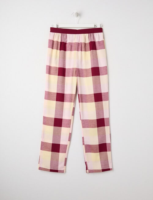 Sleep Squad Western & Check Flannel Pant, 2-Pack, Green product photo View 02 L