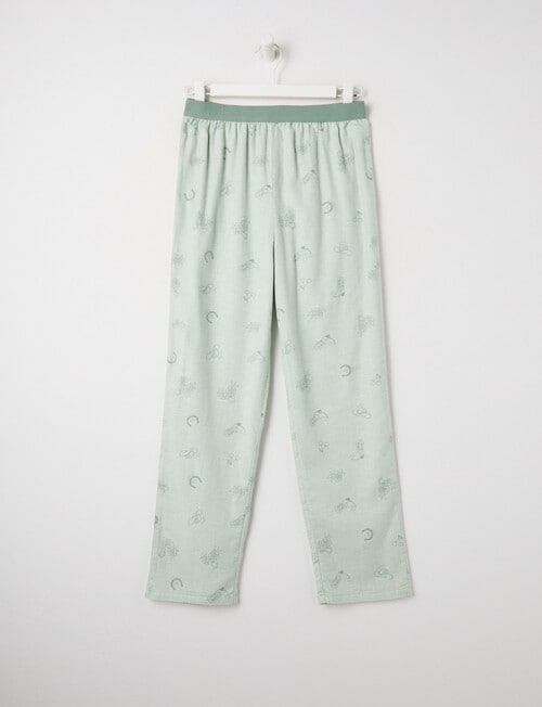 Sleep Squad Western & Check Flannel Pant, 2-Pack, Green product photo View 04 L