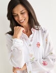 Ella J Classic Shirt, Vintage Floral product photo