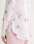 Ella J Classic Shirt, Vintage Floral product photo View 06 S