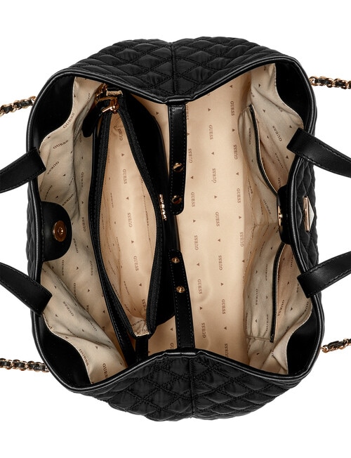 Guess Giully II Large 2-In-1 Tote Bag, Black product photo View 05 L