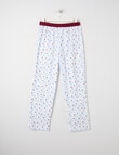 Sleep Squad Hearts Gingham & Panache Flannel Pant, 2-Pack, Blue product photo View 03 S