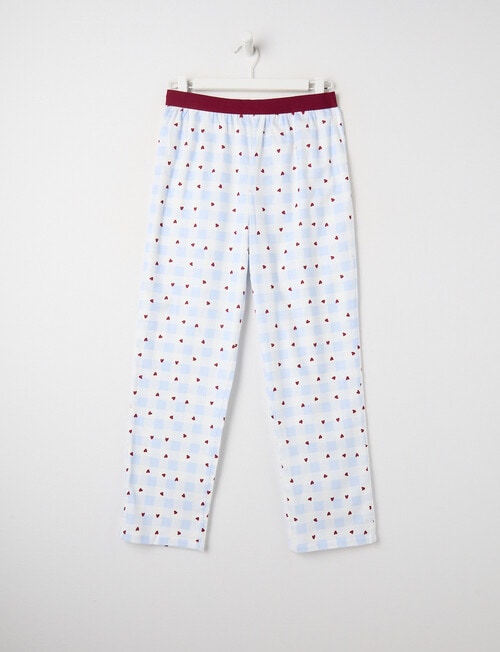 Sleep Squad Hearts Gingham & Panache Flannel Pant, 2-Pack, Blue product photo View 03 L