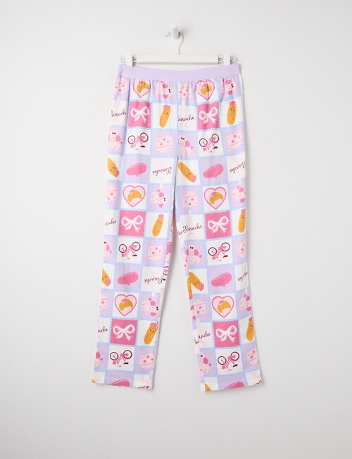 Sleep Squad Hearts Gingham & Panache Flannel Pant, 2-Pack, Blue product photo View 04 L