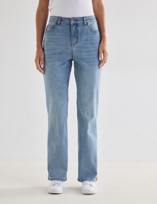 Denim Republic Bootleg Jean, Light Wash product photo