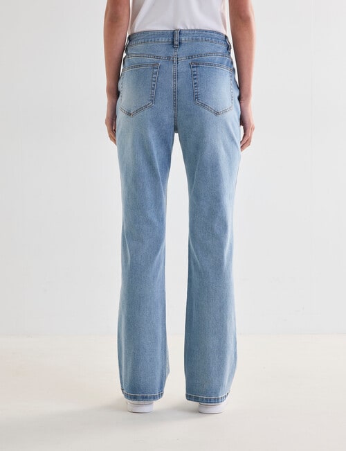 Denim Republic Bootleg Jean, Light Wash product photo View 02 L