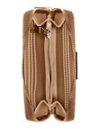 Guess Anise Medium Zip Around Wallet, Dark Taupe Logo product photo View 03 S