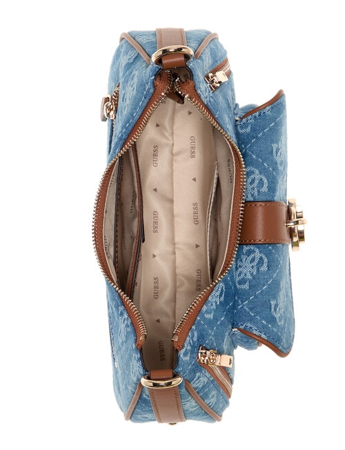 Guess Jessa Shoulder Bag, Denim Blue - Handbags
