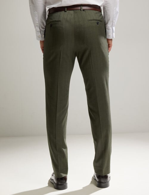 Laidlaw + Leeds Textured Tailored Pant, Green product photo View 02 L