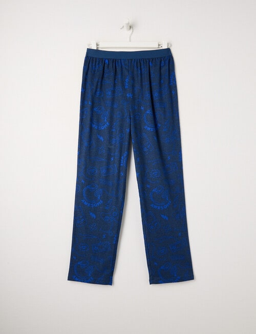 Sleep Squad Gamer Flannel Pant, 2-Pack, Blue product photo View 04 L