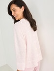 Ella J Textured Knit Top, Pink product photo View 08 S