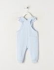 Teeny Weeny Hearts & Bows Jacquard Overall, Blue product photo View 04 S