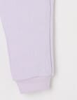 Teeny Weeny Heart and Bow Play Track Pant, Lilac product photo View 02 S