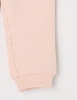 Teeny Weeny Heart and Bow Play Track Pant, Peach product photo View 02 S