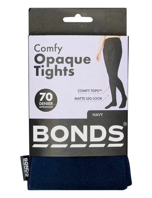 Bonds Opaque Tight, 70D, Navy product photo