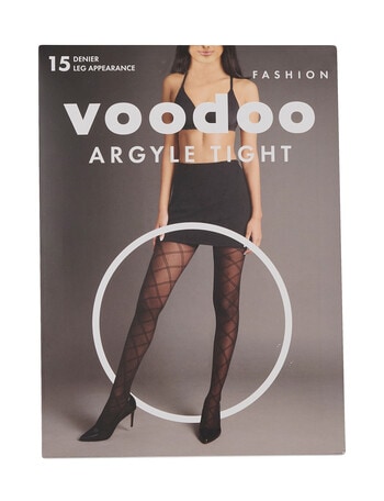 Voodoo Argyle Tight, Black product photo