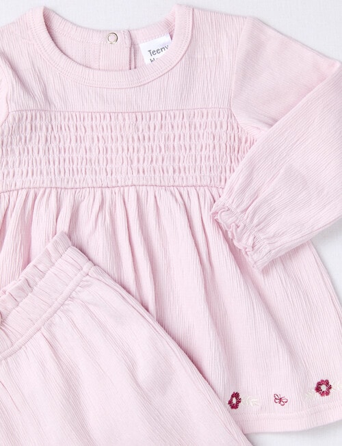 Teeny Weeny Heart & Bow Wide Leg Pant and Top, 2-Piece, Pink product photo View 02 L