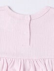 Teeny Weeny Heart & Bow Wide Leg Pant and Top, 2-Piece, Pink product photo View 04 S