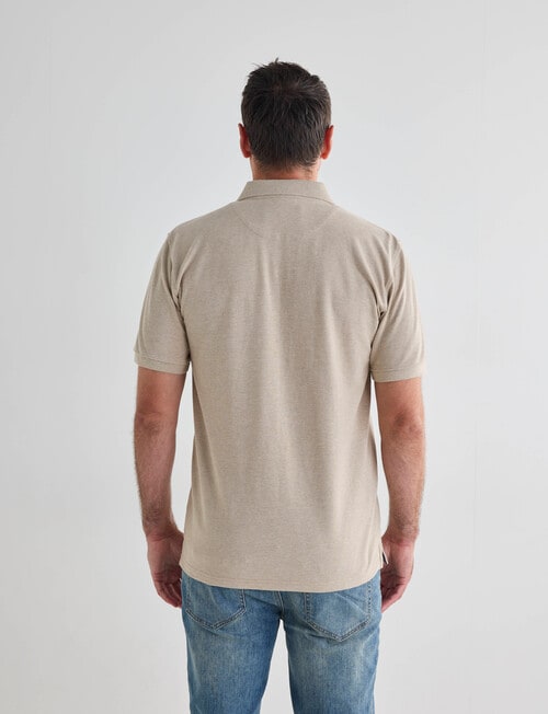 Chisel Ultimate Polo Shirt, Stone Marle product photo View 02 L