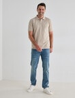 Chisel Ultimate Polo Shirt, Stone Marle product photo View 03 S