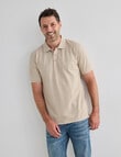 Chisel Ultimate Polo Shirt, Stone Marle product photo View 05 S