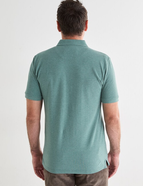 Chisel Ultimate Polo Shirt, Green Marle product photo View 02 L